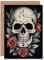 Artery8 Totenkopf Rosen Old School Tattoo Tinte Geburtstagskarte