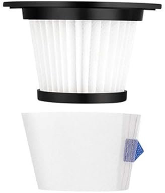 Allayu 4X Premium Ersatzfilterteile für Moosoo K17 Staubsauger Akku Staubsauger Ersetzen Sie Filterteile aus Kunststoff