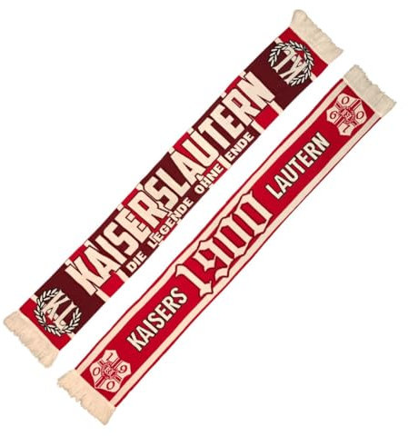 Wallitschek Elastico-Schal Kaiserslautern - Die Legende ohne Ende, Fussball, 1900, Fanschal, Strickschal, besonders kräftige Farben, extra weiche Qualität
