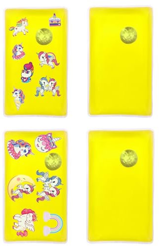 XCMVCN 4er Set Handwärmer für Kinder, Wiederverwendbar Taschenwärmer Kinder, Taschenwärmer Weihnachten, Handwärmer Zum Knicken (Kommt mit Schönen Glühen Aufklebern)