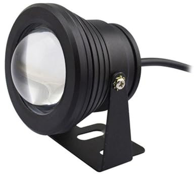 LGJEGD Unterwasser-Teichbeleuchtung, 10 W, IP68, wasserdicht, 12–24 V, wasserdichtes Aluminiumgehäuse, LED-Unterwasserbeleuchtung (Natural)