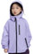 Rolanko Giacca Impermeabile con Cappuccio per Ragazze, Impermeabile Leggera Giacca a vento Giacche da Pioggia Outwear per Bambini Ragazzi 7-14 Anni, Viola, Taglia: 130/7-8 anni