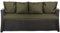 Setgarden® Bankauflage - Outdoor sitzkissen für Gartenbank für polyrattan- Polster Auflage Outdoor - Bankpolster Auflage für Hollywoodschaukel Rattan Sitzbank (Grün, 170x60x50cm)
