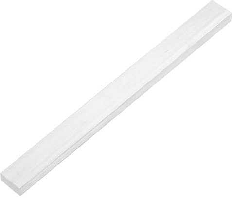 QUARKZMAN Barra Plana de Aluminio Cuadrada, Grosor de 15mm Ancho de 30mm Longitud de 305mm Placa Plana Cuadrada de Aluminio 6063, 15x30x305mm Aterial Sólido de Aluminio, Stock de Molino