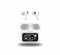 CPHUSA A9 Pro Noise Cancelling Bluetooth Earbuds - Wireless Earbuds with 13 Functions, LED Display, Mic, & USB Charging - Compatible with iPhone & Android (White)