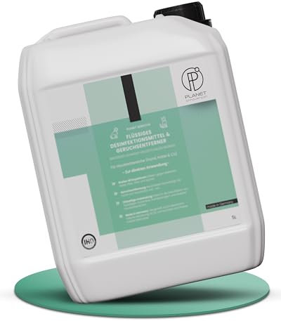 5L Haustier-Hygiene-Spray & Desinfektionsmittel für Hund, Katze & Co | Planet Sensitive® wirksam gegen Bakterien, Viren, Pilze & Sporen | Geruchsbeseitigung | Made in Germany | Kanister