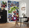 Komar Vlies Fototapete - Marvel Avengers Protect - Größe 150 x 250 cm - Tapete, Kinderzimmer, Kindertapete
