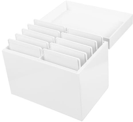 PACKOVE 1pezzi Scatola Per Ciglia Finte in Acrilico Resistente All e Duraturo Per Riporre Extension Per Ciglia e Accessori Di