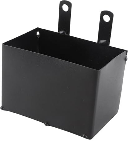 Kleine Batteriekasten, Marine Battery Box Batterie Hülle Hülle Schwarz Rostfeste Stabile Struktur Wasserdichte Batteriekasten für 50 Ccm Bis 125 Ccm ATV -Motorrad Dirt -Fahrrad