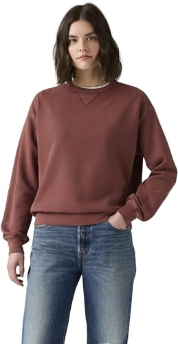 Levi's Damen Sweatshirt Heritage Crewneck aus Baumwolle, Standard Fit