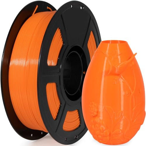 IEMAI PETG Filament 1.75mm 1Kg, Orange PETG 3D Drucker Filament, Kompatibel mit Bambu Lab, AMS, AMSLite, Maßgenauigkeit +/-0.02mm