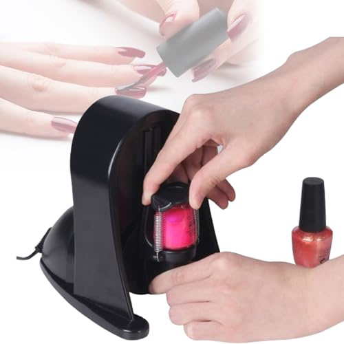 Shaker de vernis à ongles, machine à secouer les bouteilles de liquide, ouverture Φ24 mm, bouton de type tactile, ressort de réglage, fixé avec un anneau en silicone, secouant plus uniformément