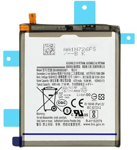 Replacement Battery Campatible for Samsung Galaxy Note 20 Ultra 5G,4500mAh, 2024 Model, with Installation Tools