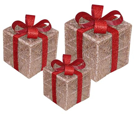 Weihnachts-Leuchtkästen, Feiertagsdekorationen, LED-Ornamente, für Hausbesitzer, Wohnung, Büro, Zuhause, Kaminsims, Eingang, Fenster, Display, Wohnzimmer, Schlafzimmer