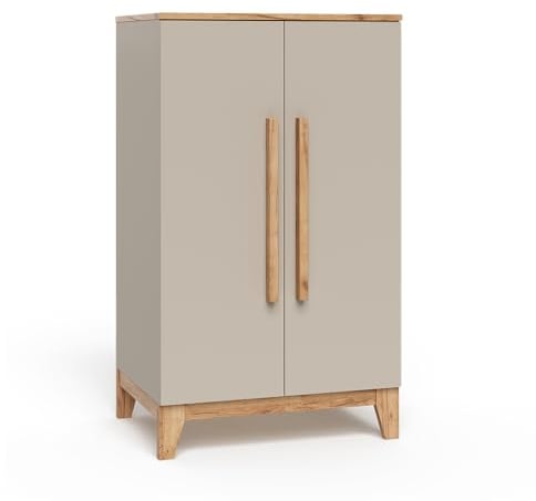 VitaliSpa Armoire pour Enfants Malia, Cachemire/Artisan, 70x120cm