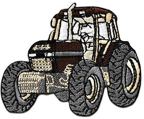 Catch the Patch Traktor Kinder - (Größe: 6,5 x 5 cm) – Patches & Bügelbilder zum Aufnähen oder Aufbügeln – Für Kleidung, Jacken, Rucksäcke & DIY-Projekte