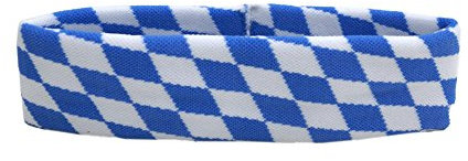 Flaggenfritze Stirnband Motiv Fahne/Flagge Deutschland Bayern ohne Wappen + gratis Aufkleber