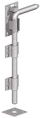 Gatemate Garage Door Bolt 12 / 305mm - Galvanised