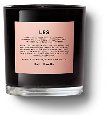 Les Boy Smells Candle | 50 Stunden lange Brenndauer | Kokos- und Bienenwachs-Mischung | Luxus-Duftkerzen für Zuhause (241 g)
