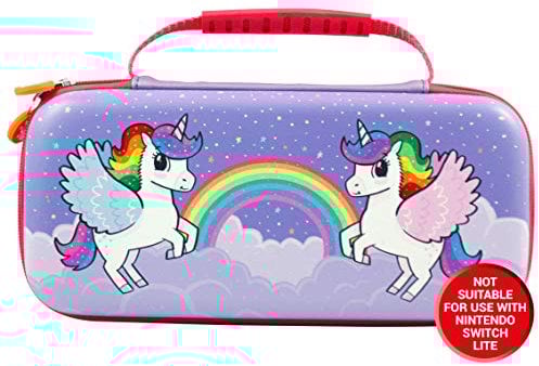 iMP Tech Nintendo Switch Carry & Storage Case, Einhorn (Schalter), NSWUNICCASE