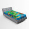 ABAKUHAUS Kids Spannbetttuch, Funny Pirate Ship Island, Soft Dekorativer Stoff Bettwäsche Rund-um Elastischer Gummizug, 90 x 200 cm, Grün Türkis