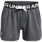 Under Armour Mädchen Play Up Solid Shorts Kurz, Pitch Gray Light Heather (012)/Metallic Silver, X-Large
