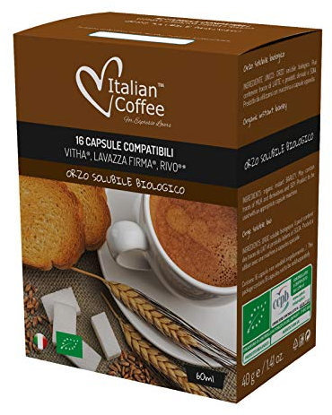 Espresso Italiano 96 Capsule Compatibile con Lavazza Firma (16 unità (Confezione da 6), Orzo)