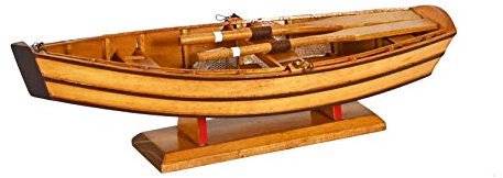 Navyline Holz Rudermodellboot 34x11x9,5 Schiffsmodell