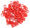 Yosoo Health Gear Tauben Beinbänder, Vogelbeinringe, 100PCS 8MM 001-100 nummerierte Plastikbuchstaben Tauben Vogelbeinbänder Ringe(rot)