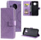 CoverKingz Cover per Nokia X10 / X20 - Custodia a portafoglio per cellulare con slot per schede per X10 / X20 - Cover per cellulare motivo mandala viola