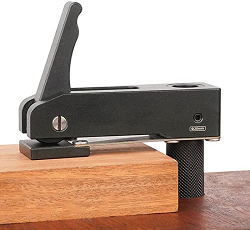 Schnell wirkende Niederhalter Holzbearbeitung, Tischklemme Einstellbare Handzahnräder Schiene, Tischkreissäge Router Klemme 20mm Jig Hole Tool