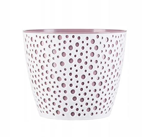 B2C Flowerpot plant pot planter Elza Plastic Crystal Modern Decorative Small Medium Large (13cm, Pink)