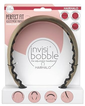 invisibobble HairHalo Das verstellbare Stirnband - Let's Get Fizzycal - Haarbänder für jeden gemacht - Individuell an die Kopfform angepasst und den ganzen Tag ohne Schmerzen oder unangenehmen Druck