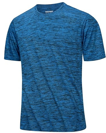MAGCOMSEN Uomo Manica Corta T Shirt Palestra Sportiva Allenamenti Traspirante Rapida Magliette Allenamento Run T