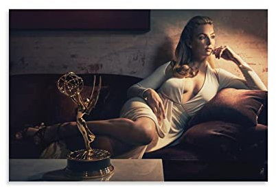 Beauty Star Schauspielerin Jodie Comer Poster Bild Druck Leinwand Gemälde Schlafzimmer Ästhetik 30 x 45 cm ohne Rahmen