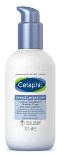 Cetaphil Optimal Hydration, Skincare, Lozione Ricostitutiva Idratante Corpo, per Pelle Secca e Sensibile, Idratazione Intensa 48 Ore, Formato 237 ml