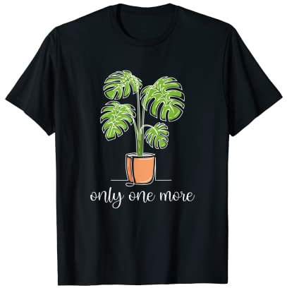Nur noch eine Monstera Mom Monstera Lover Monstera Mama T-Shirt