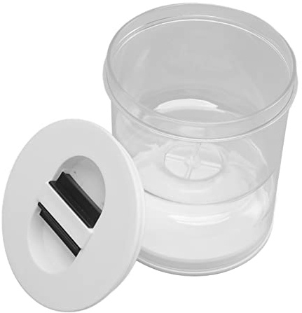 Yosoo Health Gear Pickle Jar, Trocken-Nass-Trennung Pickle Jar mit Sieb Flip Double Auslaufsicher Pickle Flip Jar Pickle Behälter mit Sieb für die Luftdichte Aufbewahrung von Lebensmitteln