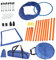 Lemodo Agility Set für kleine und mittlere Hunde | Hundetraining mit Agility Hürde, Hundetunnel und Sprungring | Einsteiger-Set in den Hundesport