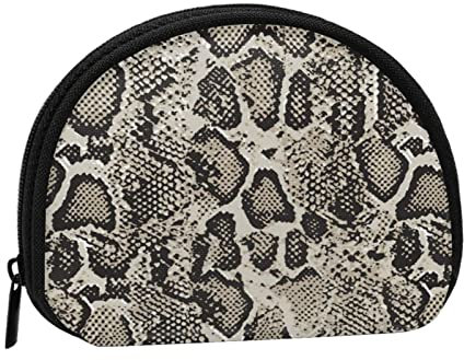 Animal Print Schlangenhaut, Portemonnaie Shell Make-up-Tasche Damen Aufbewahrungstasche Kleine Münzbörse Shell-Wechseltasche