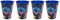 Theonoi 4 x Kinder Trinkbecher 260 ml/wählbar: Minnie Pony Princess Frozen PawPatrol Glas Kunststoff BPA frei - Geschenk Mädchen (Stitch)