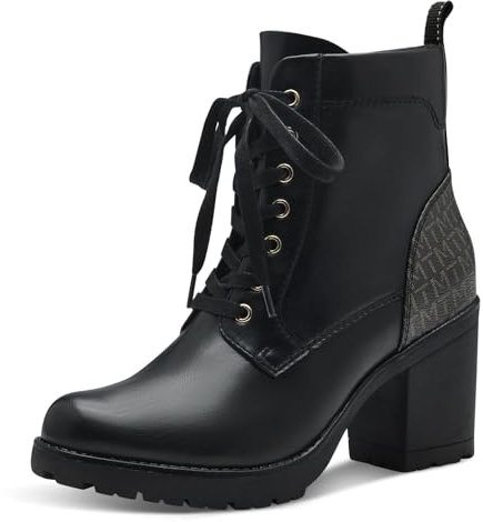 MARCO TOZZI Damen 2-25204-41 Stiefelette, Black Comb, 38 EU