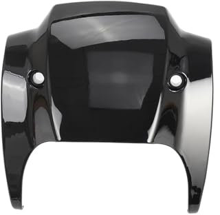 UFKKFUKH 1pc Motorrad Schwarz Scheinwerfer Verkleidung Abdeckung Kurze Vordere Scheinwerfer Maske for V-Rod Night Rod Muscle 2012-2017