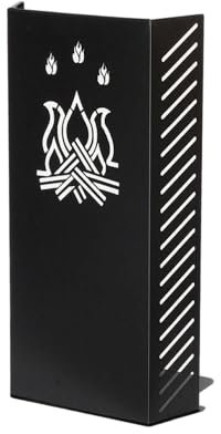 LIMAC Design SCUDY Kaminschutzgitter, Ofen Türschutzgitter, Schutz vor Verbrennungen aus Glas, Kindersicherheit und Haustierschutz, Hergestellt in Italien, (mod. 84 dim. 40x80 h)