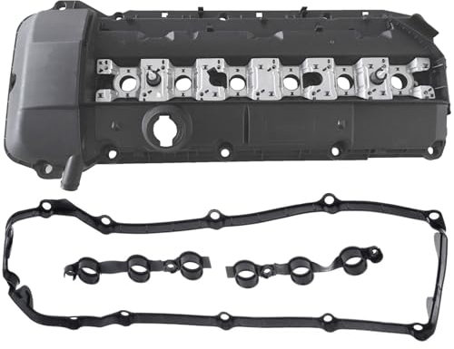 Hajus 1031022 Ventildeckel Zylinderkopfhaube Motorventildeckel mit Dichtung Deckel für BMW E36 E46 320i 323i 325i 325xi 328i 330i 330xi E39 520i 523i 525i 528i 530i 11121432928