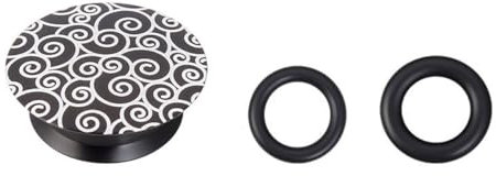 HOUSON Fahrrad Kurbelabdeckung, Fahrrad Kurbel Kurbelarm Schraube Aluminiumlegierung Kurbelarm Befestigungsbolzen Abdeckstopfen für Mountain Road Bike 21-23mm Shwarz