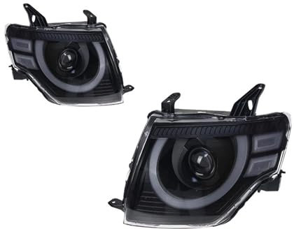 Car Front Head Light Led Upgrade High Configure Projector Lens Accessories Kit Car Headlights For Mitsubishi For Pajero For V97 For V93 2005-2021 Headlight