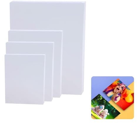 Hochglanz-Fotopapier, Hochglanz-Fotopapier, Hochglanz-Fotopapier, für Tintenstrahldrucker, verschiedene Größen 8,9 x 12,7 cm, 10,2 x 15,2 cm, 12,7 x 17,8 cm, 21 x 29,7 cm, 90 Blatt