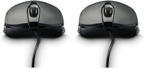 Hama Computermaus mit Kabel (Maus mit 3 Tasten für PC, Laptop oder Notebook, geeignet für Rechts- und Linkshänder, 1000 DPI, Betriebssysteme: Windows 11/10/8/7/Vista/XP, MAC OS 10.10 oder höher)