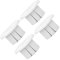 4PCS -Kabel Passieren die Tunken für Ethernet -Adapter und Rechteckige V2 Drähte, Einfache Installation für die Verkabelung (White)